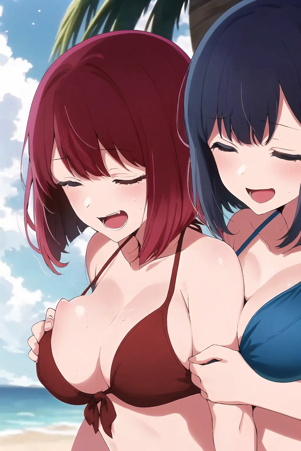 推しの子の有馬かなが百合・ビキニで極上の女体を披露し、アイドルとして輝く瞬間